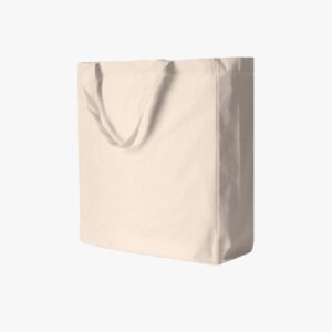 Florida (talpas-oldalredős) vászontáska rövid füllel - 38x42/10 cm (140 g/m2)